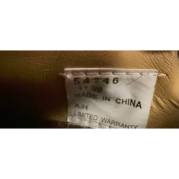 FOOTJOY CONTOUR SERIES
MEN'S 11 WIDE GOLF SHOES 542446
BROWN~WHITE LEATHER - Picture 12 of 12